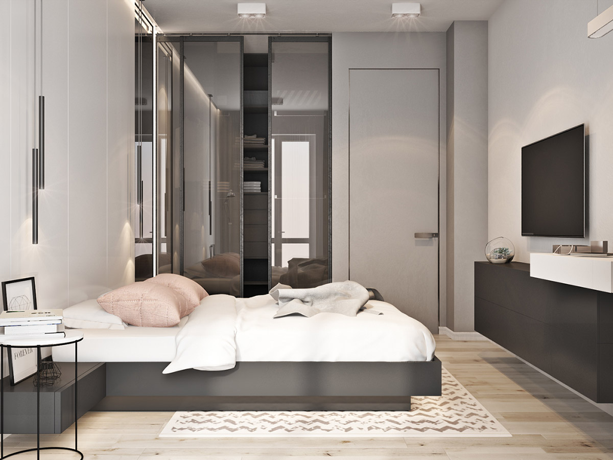 mẫu thiết kế nội thất phòng ngủ đơn giản tại vinh nghệ an hà tĩnh