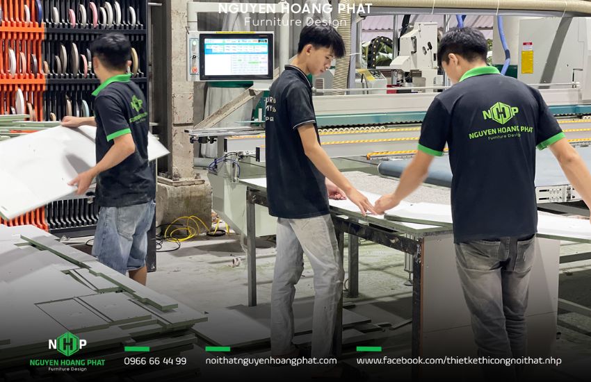 Quy trình thi công tại nội thất Nguyễn Hoàng Phát